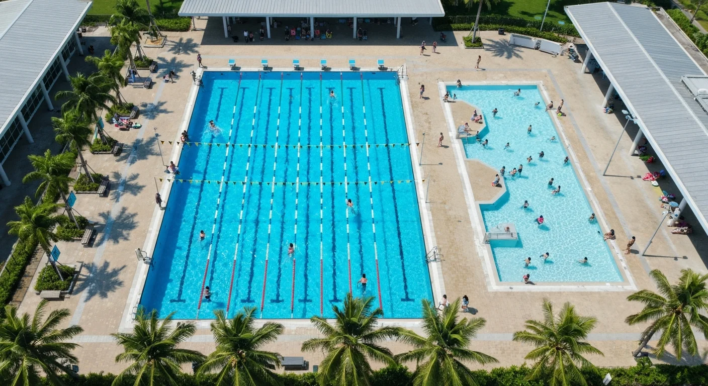Public swimming complex in Singapore