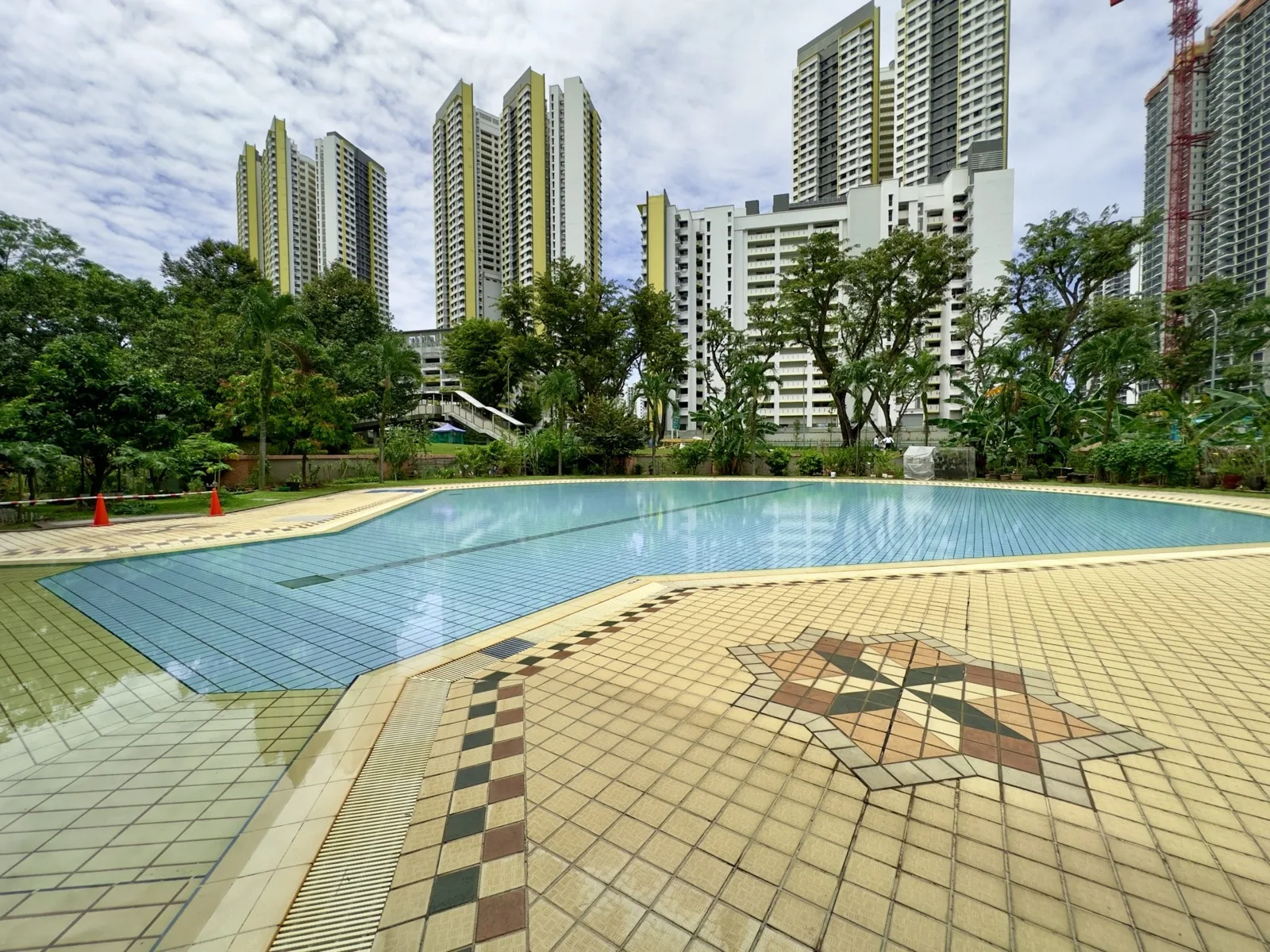 The pool at Clementi Swimming Complex
