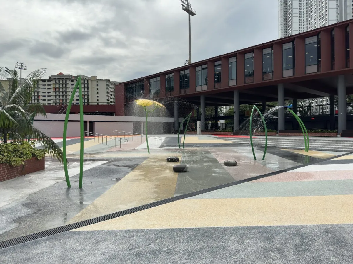 Splash play area at Delta Swimming Complex