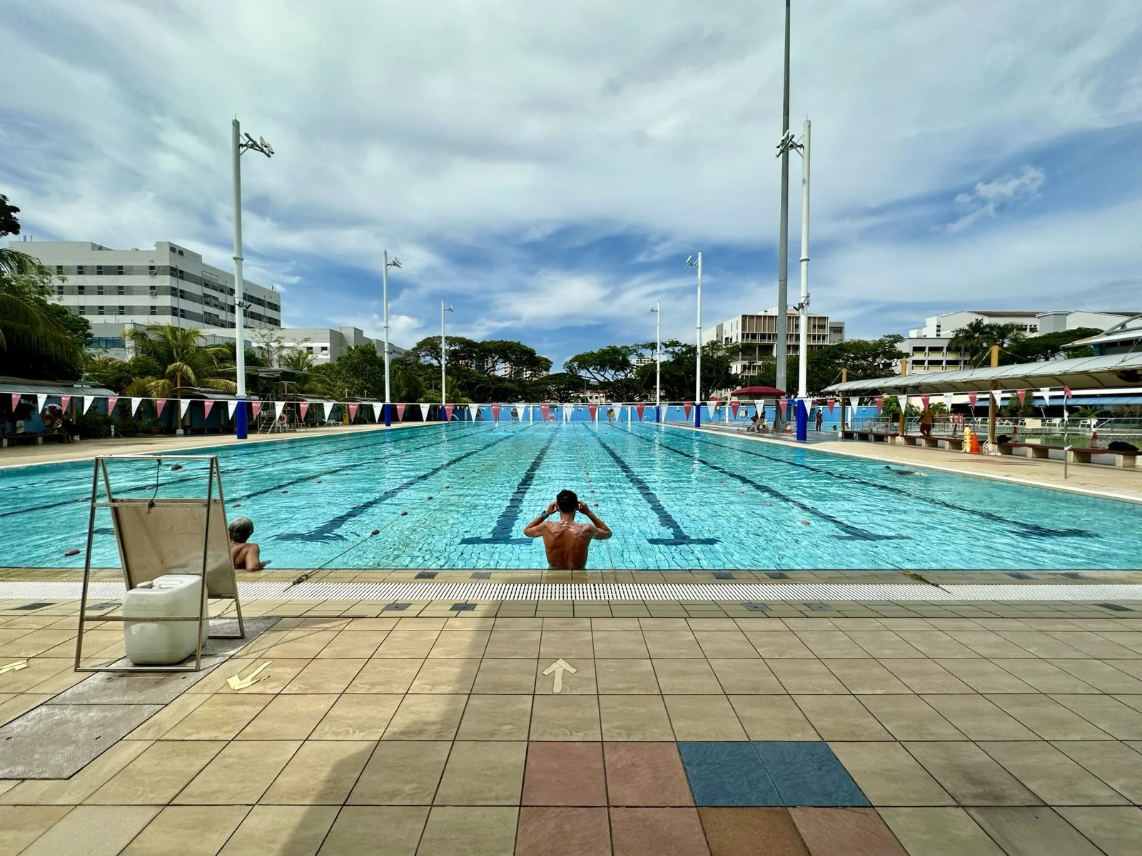 The pool at Geylang East Swimming Complex