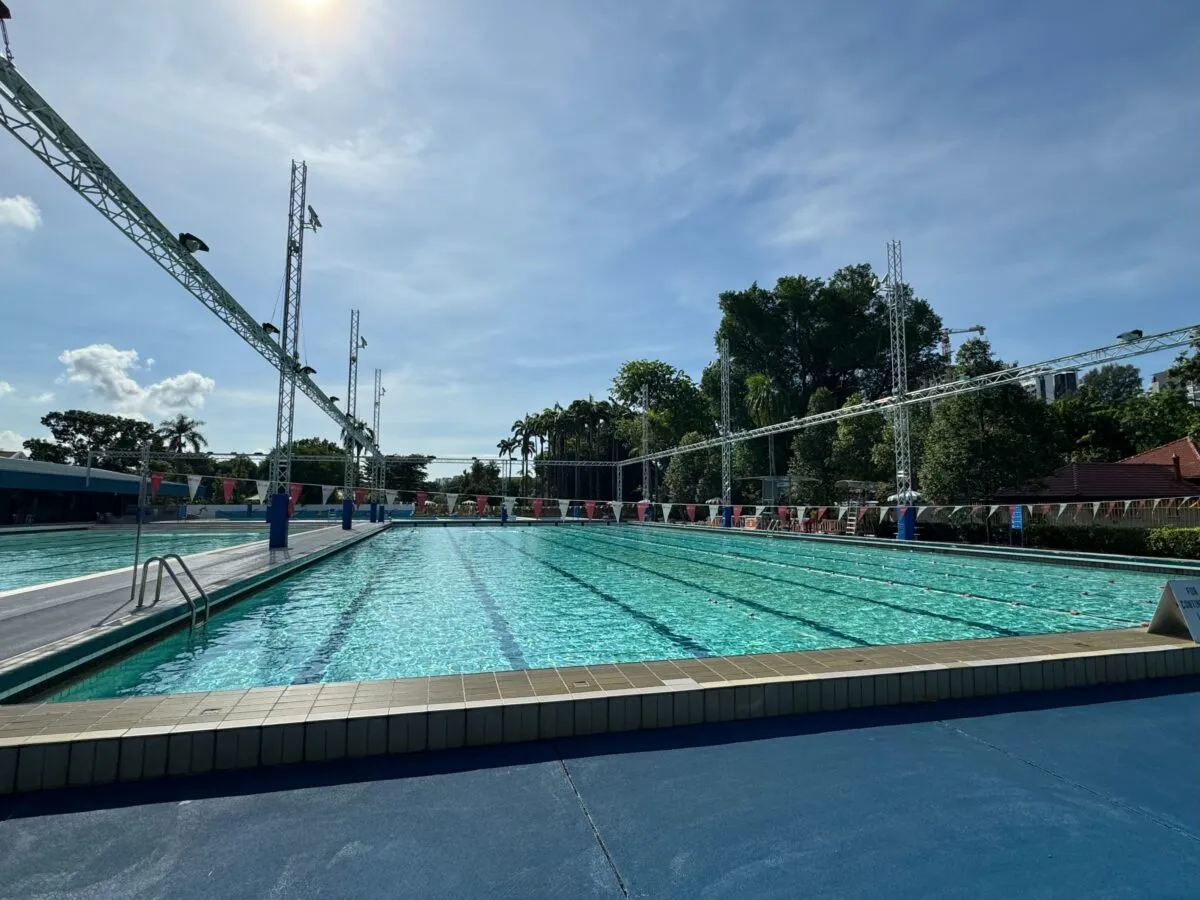 Lap pool at Katong Swimming Complex