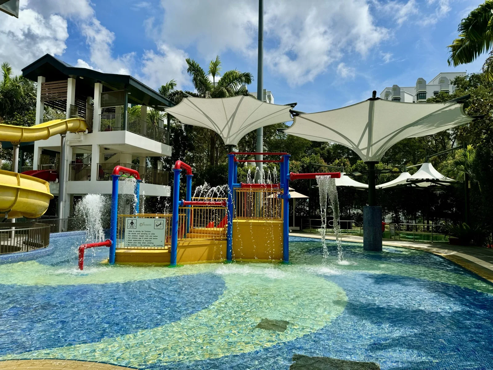 The pool at Pasir Ris Swimming Complex