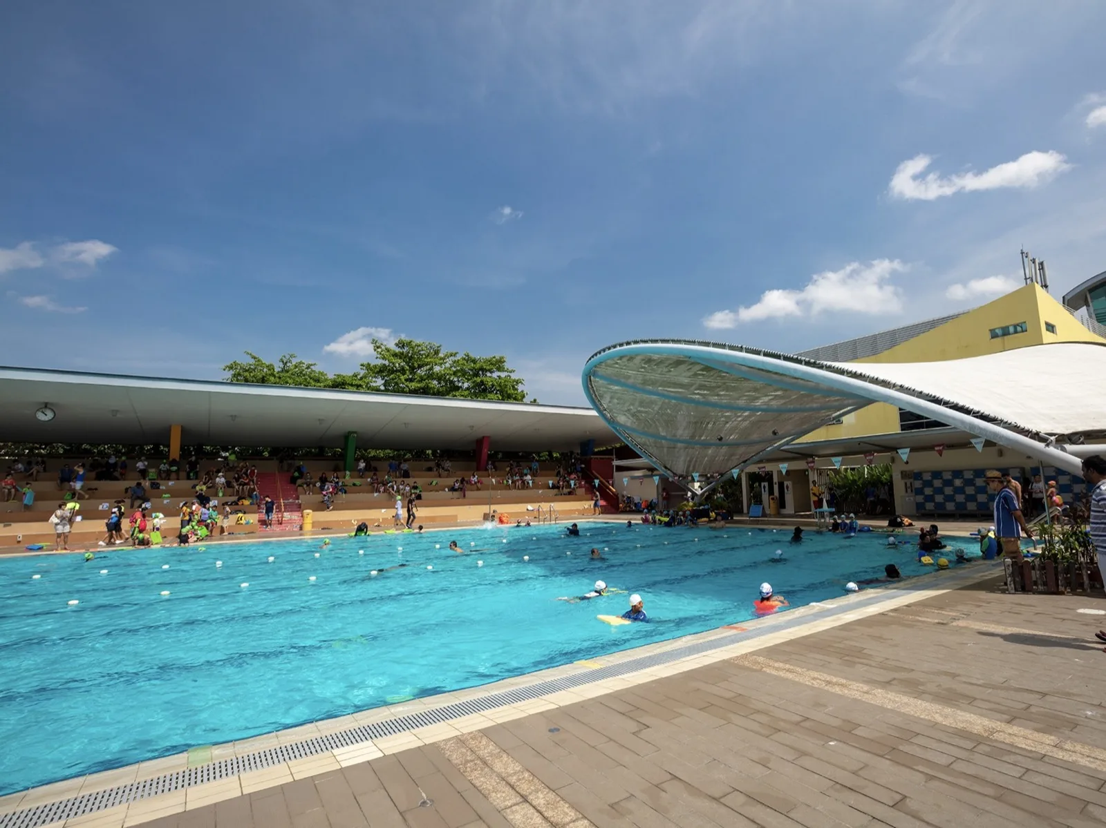 The pool at Sengkang Swimming Complex