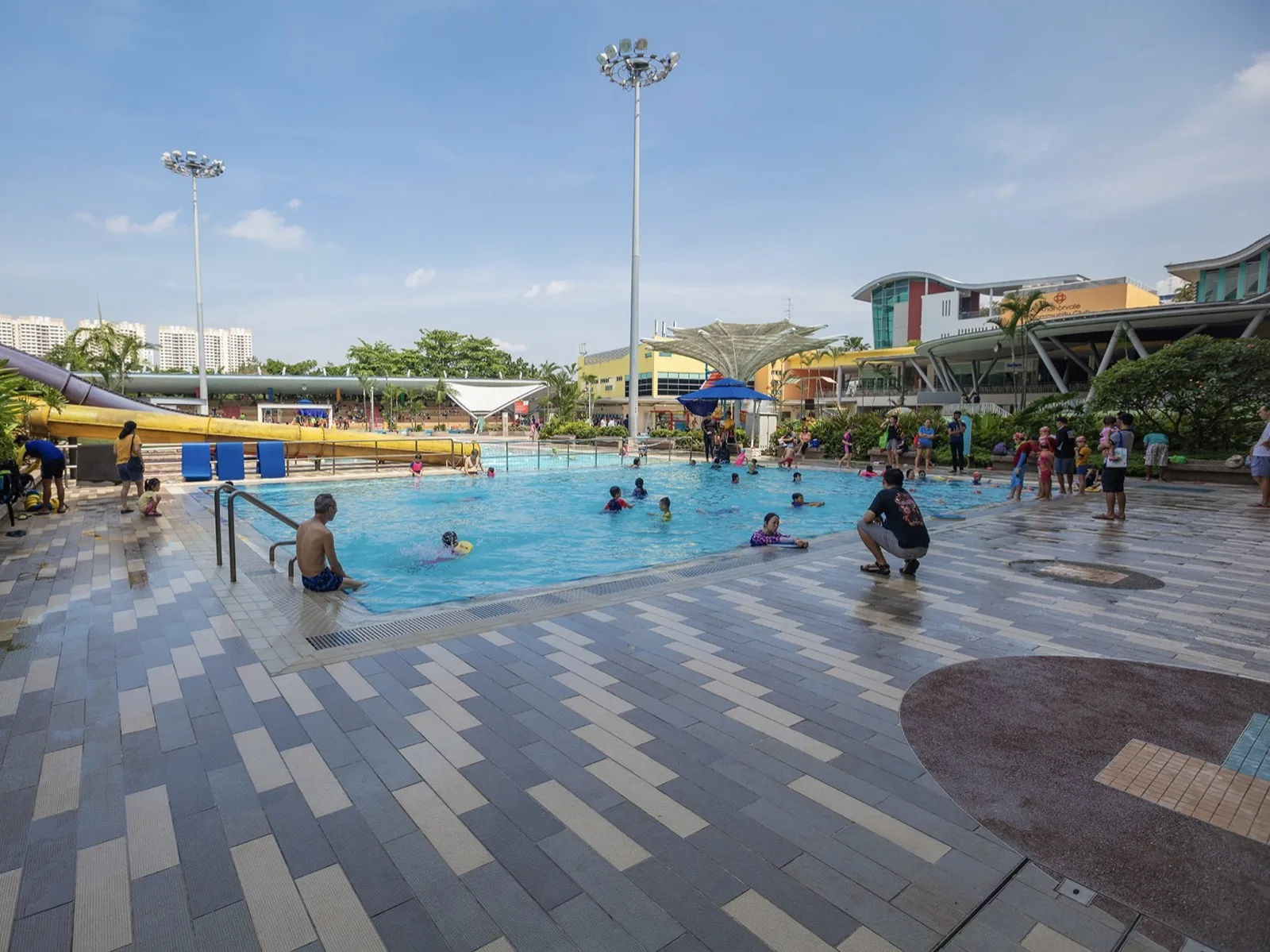 Leisure pool at Sengkang Swimming Complex