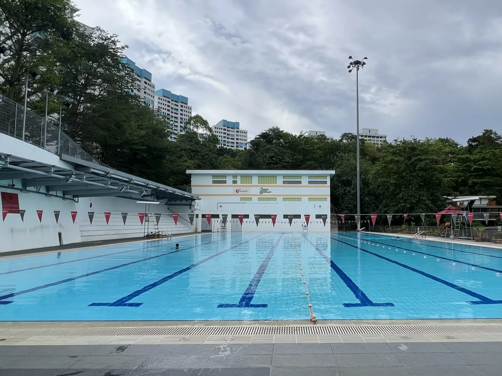 The pool at Senja-Cashew Swimming Complex