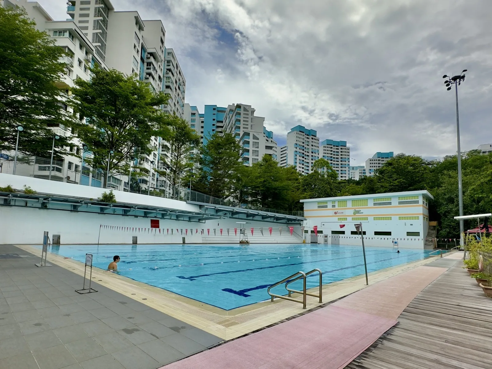Lap lanes at Senja-Cashew Swimming Complex