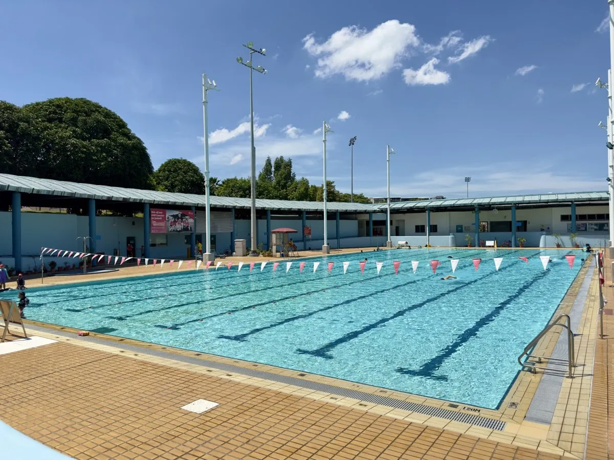 Lap lanes at Serangoon Swimming Complex