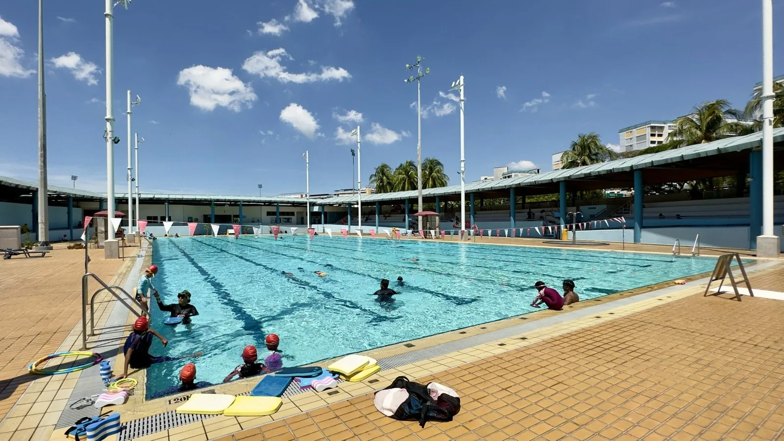 The pool at Serangoon Swimming Complex