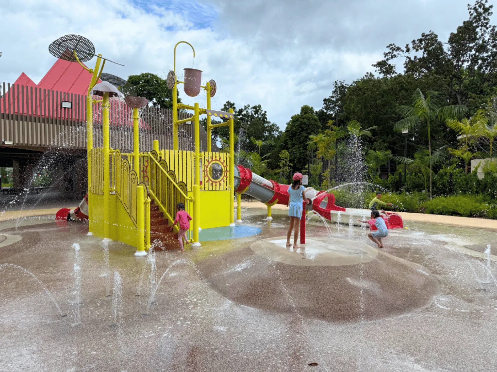 Water playground at ActiveSG Sport Park @ Teck Ghee Swimming Complex