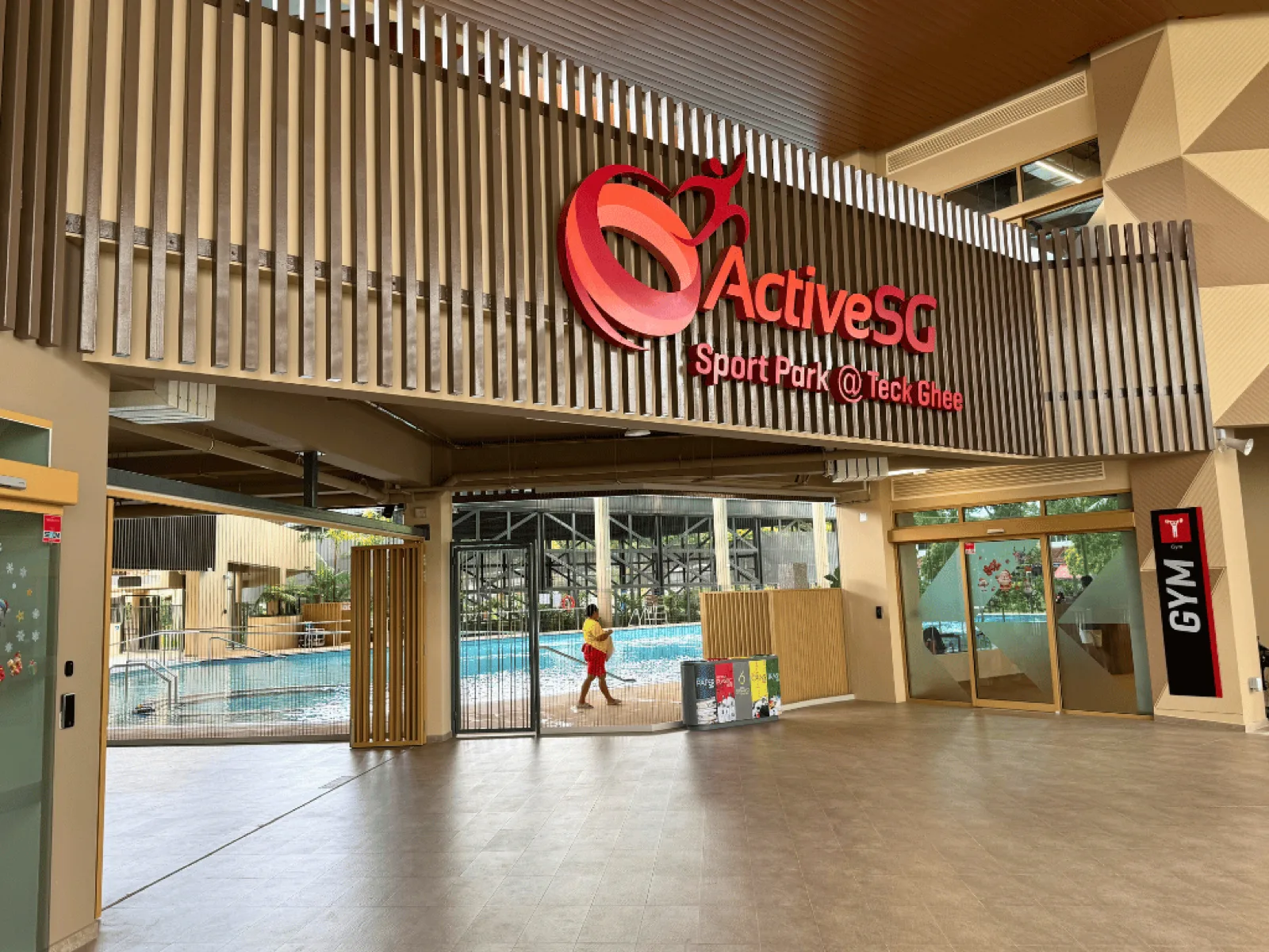 Entrance at ActiveSG Sport Park @ Teck Ghee Swimming Complex