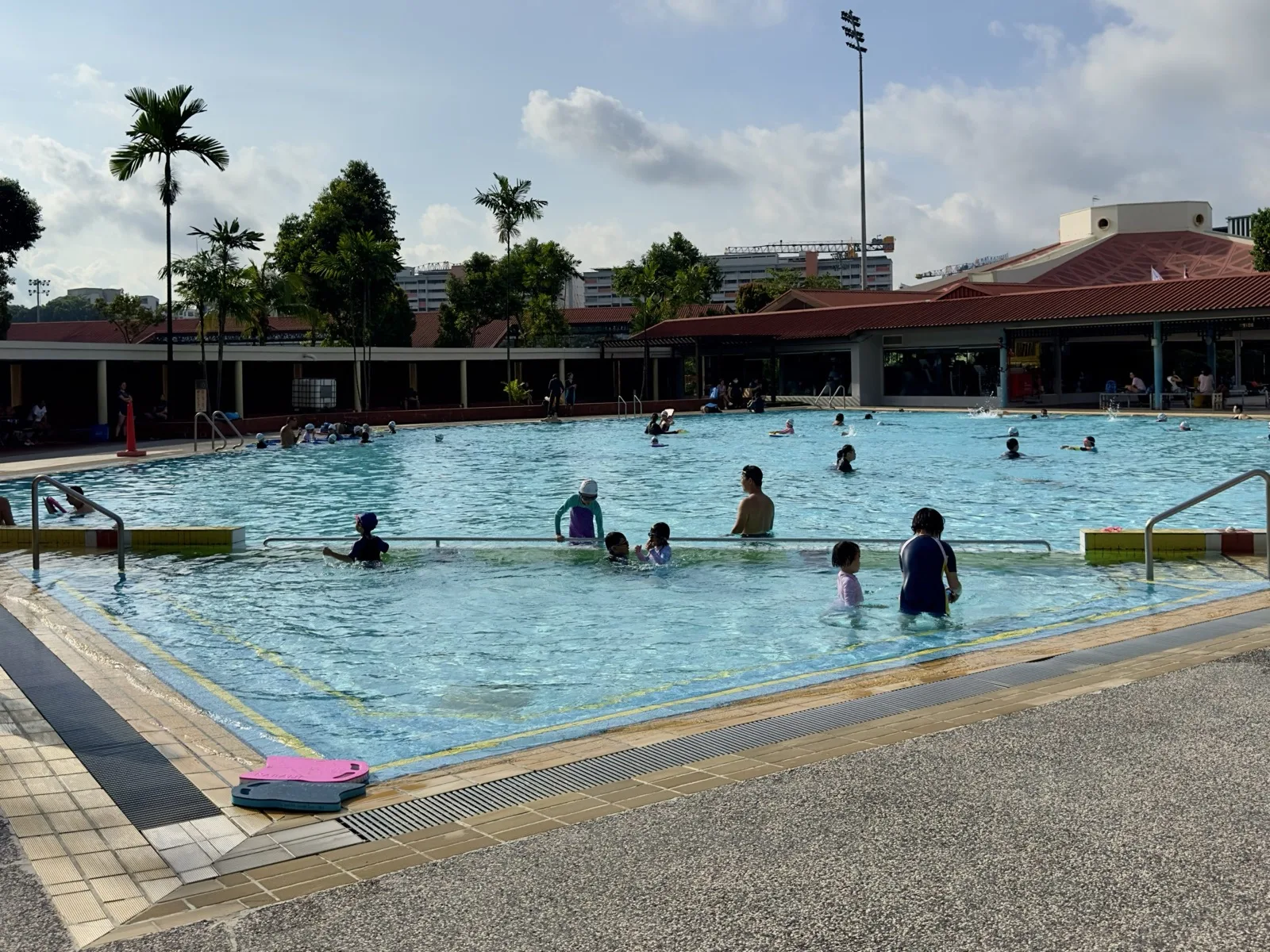 Outdoor pool at Woodlands Swimming Complex