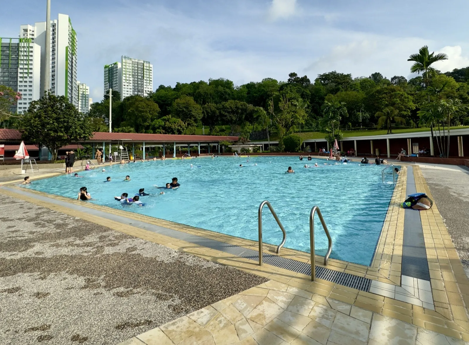 Outdoor pool at Woodlands Swimming Complex